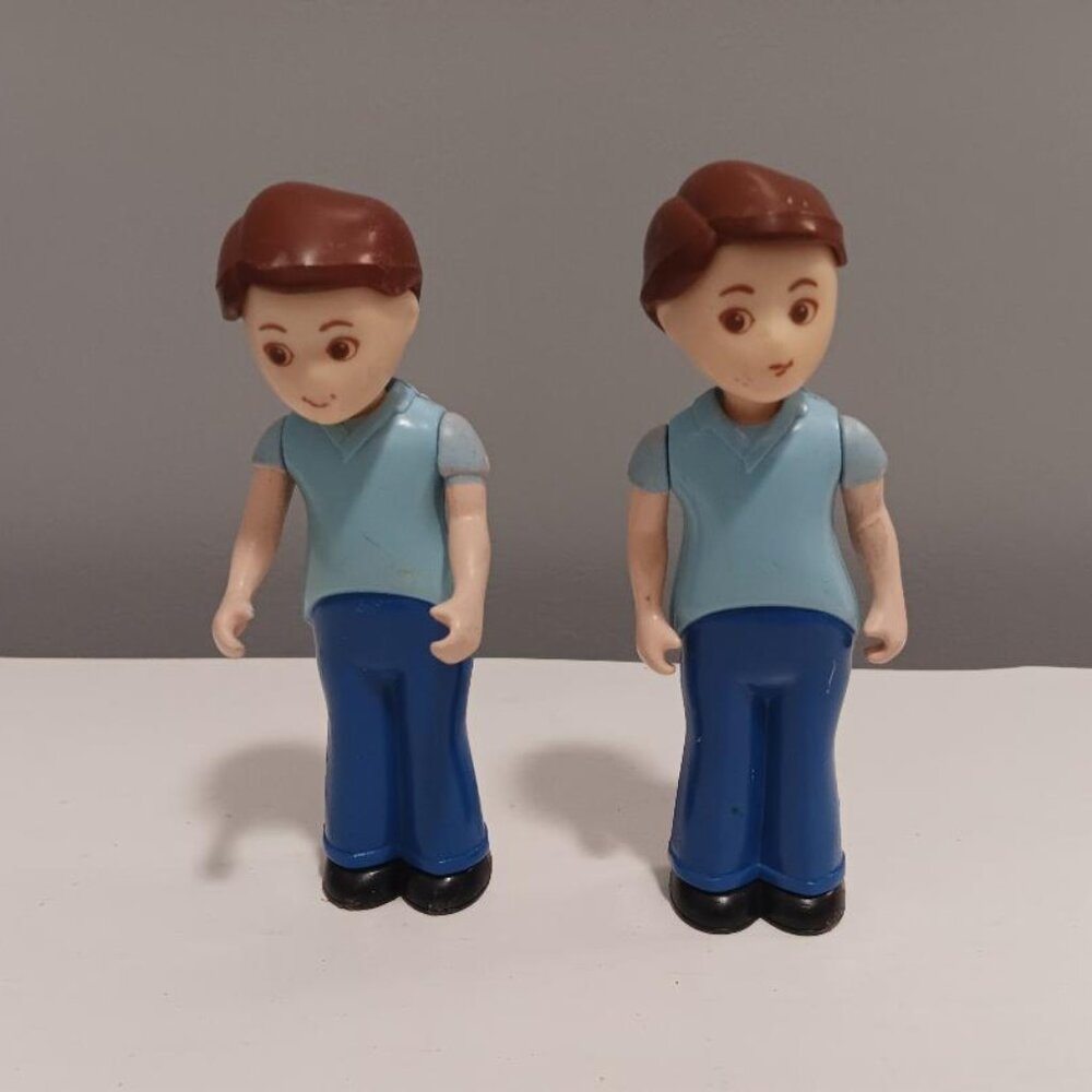 2 Vintage Little Tikes Dollhouse Fathers Dads